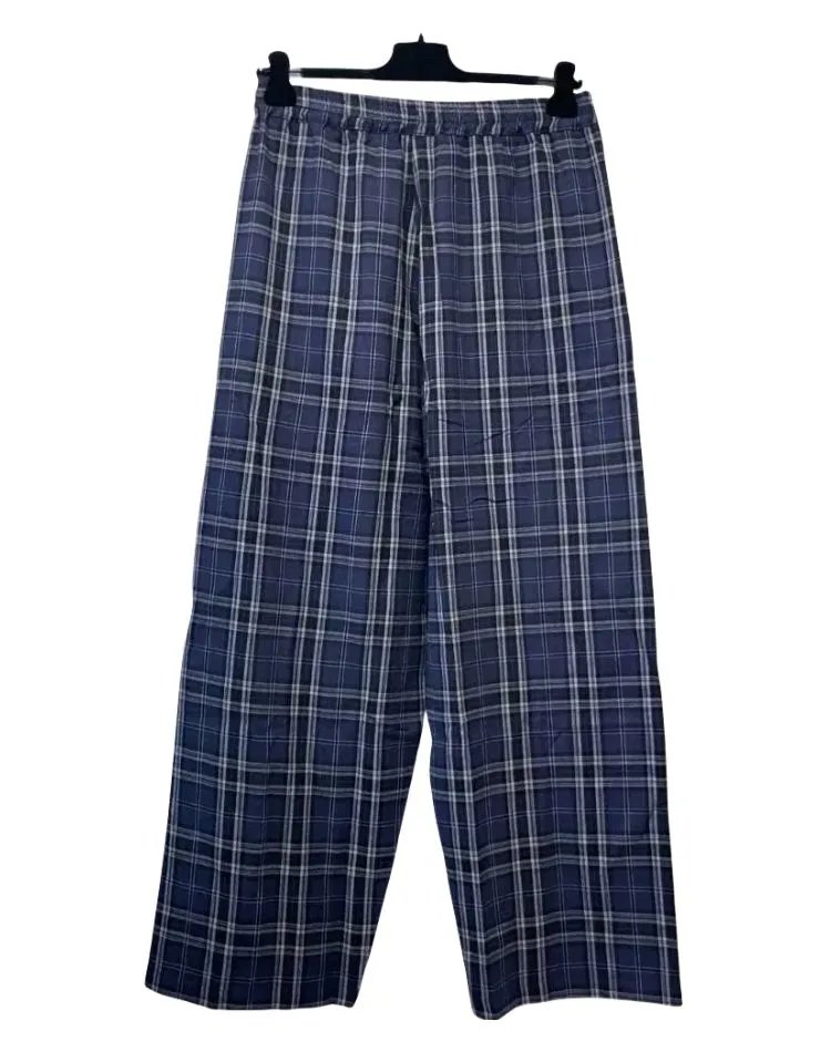 Plaid Wide-leg Casual Pants photo 4