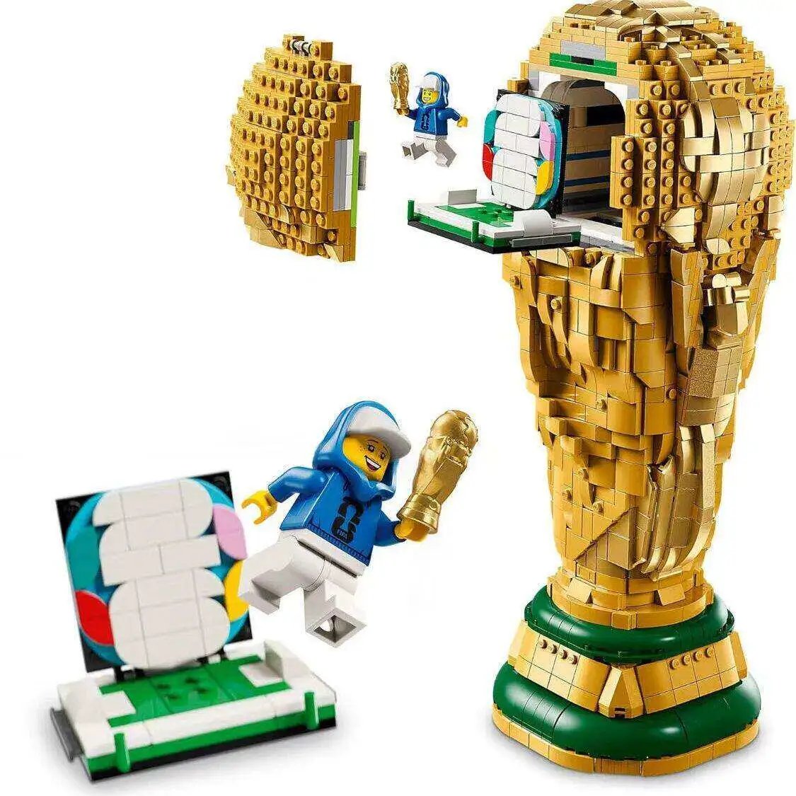 【 Special Offer Version 】 ❤️ FIFA World Cup Trophy - Hercules Cup ❤️ - Step Subcontracting (2842 particles)