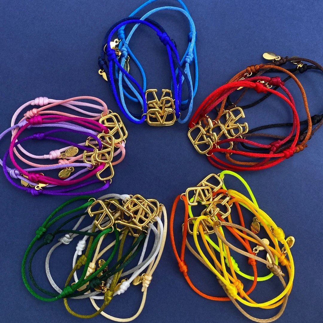 Valentino VLogo Signature Cord Bracelet