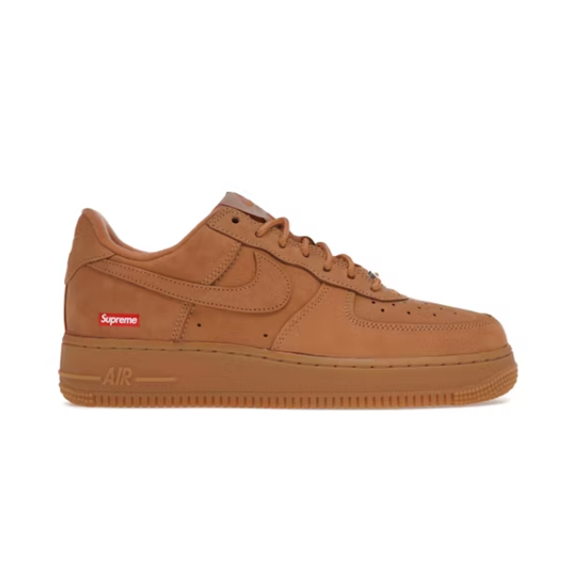 Supreme x Nike Air Force 1 Low Wheat Sneakers