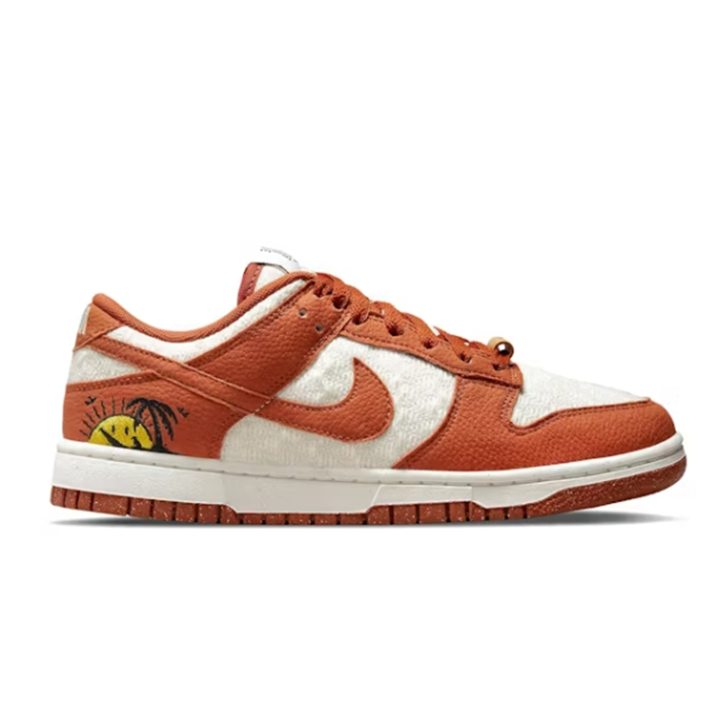Nike Dunk Low Sunset Palm Orange Sneakers - 2