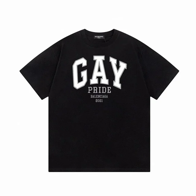 Balenciaga T-Shirts Graphic-print short-sleeve T-shirt product detail image 8