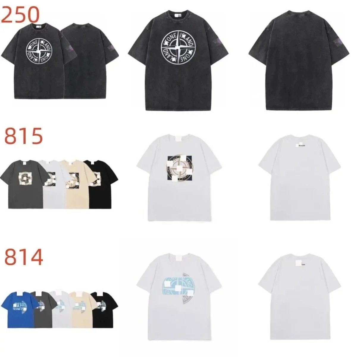 Stone Island Compass Logo T-Shirt Gray - 3