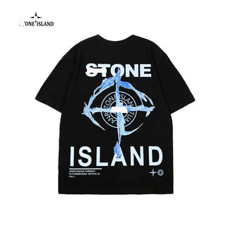 Stone Island Compass Logo T-Shirt Gray - 11