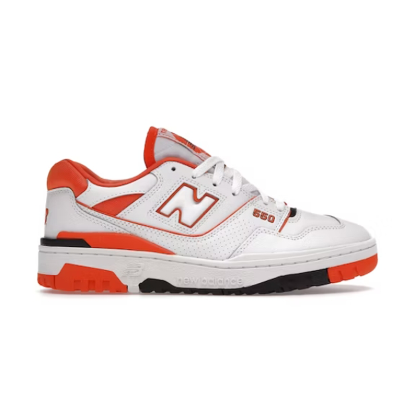 New Balance 550 White Orange Sneakers - 1