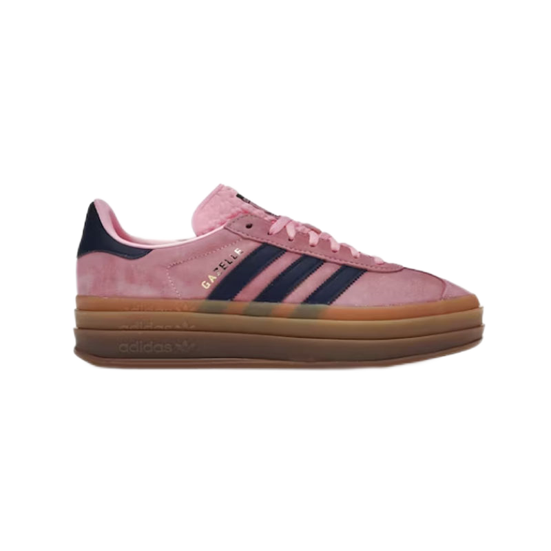 Adidas Originals Gazelle Platform Beige Green Sneakers - 3