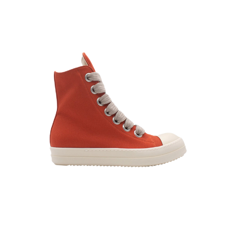 Rick Owens Rick Owens Orange Milk High Top Sneakers Orange