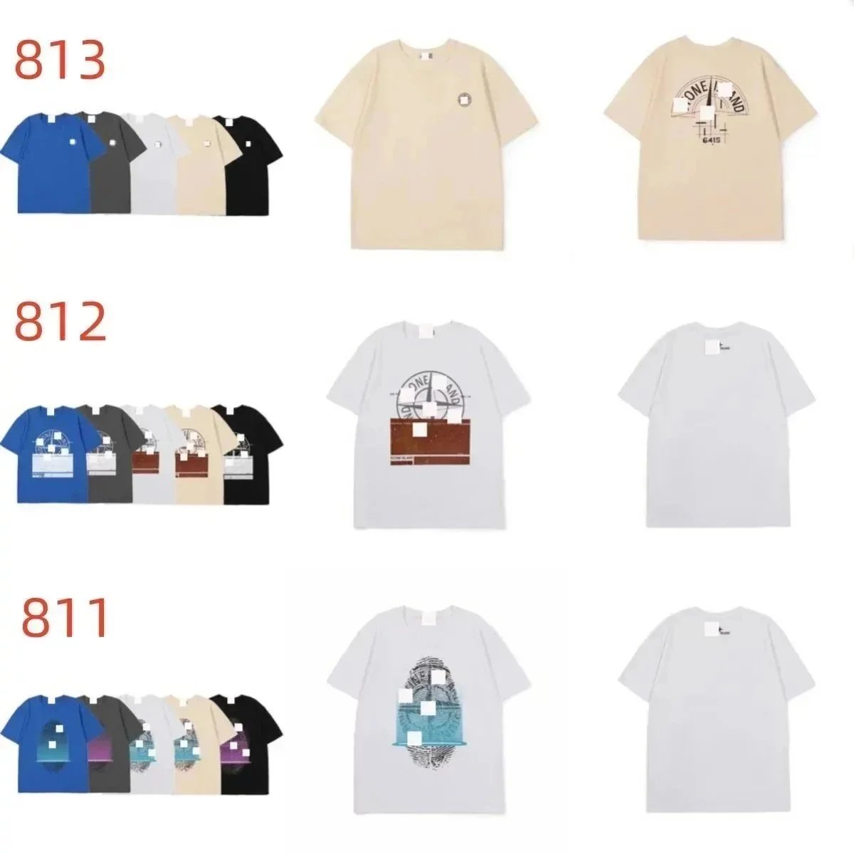 Stone Island Compass Logo T-Shirt Gray - 4