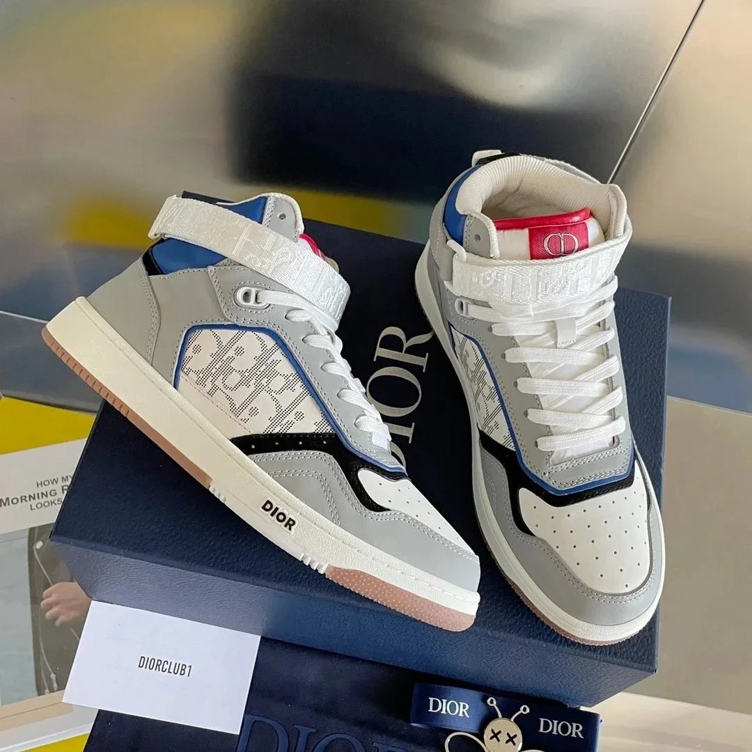Dior B23 Oblique White Sneakers - 5