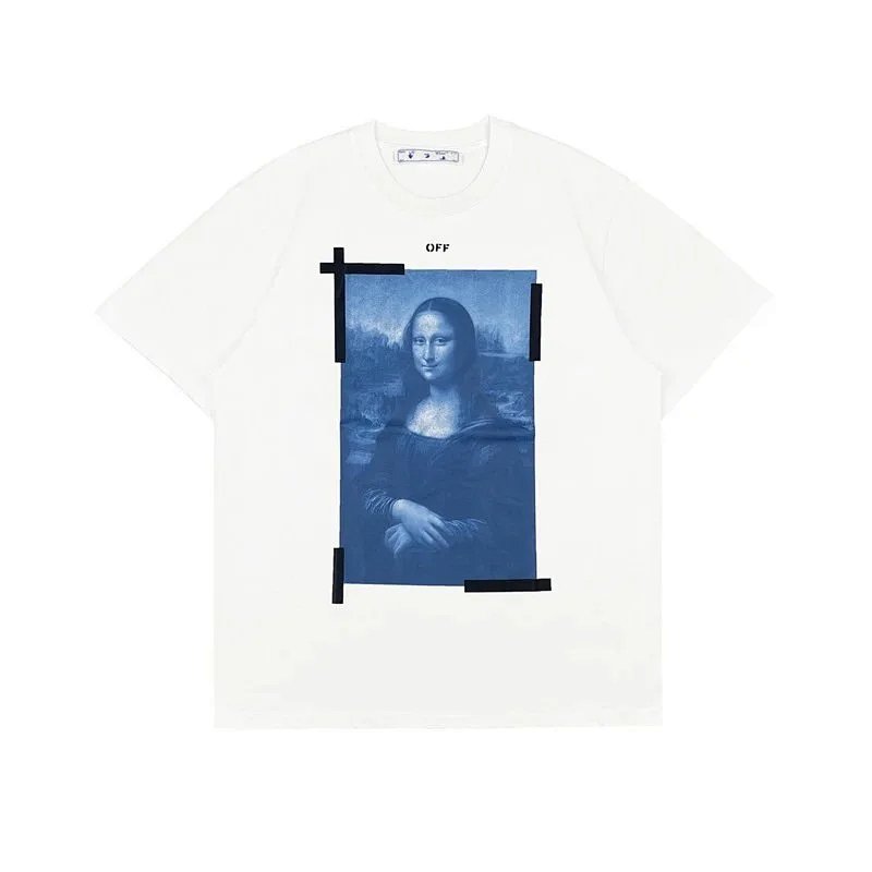 Off-White Mona Lisa Blue Print T-Shirt Black product detail 9 in Litbuy spreadsheet finds