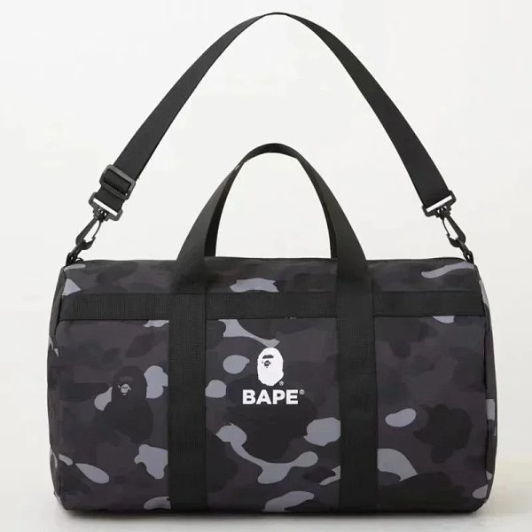 A Bathing Ape Camo Duffle Bag Black product listing in Litbuy spreadsheet finds