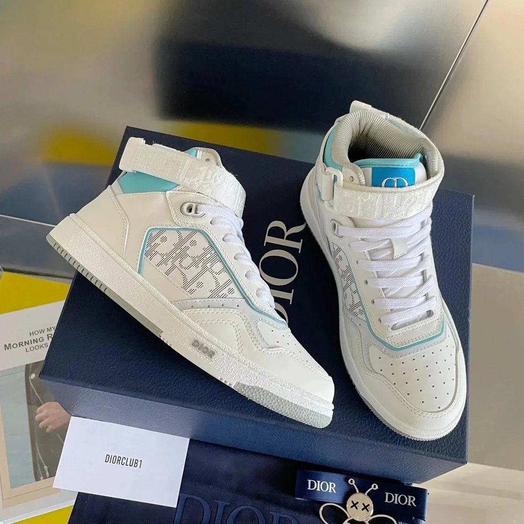 Dior B23 Oblique White Sneakers - 6