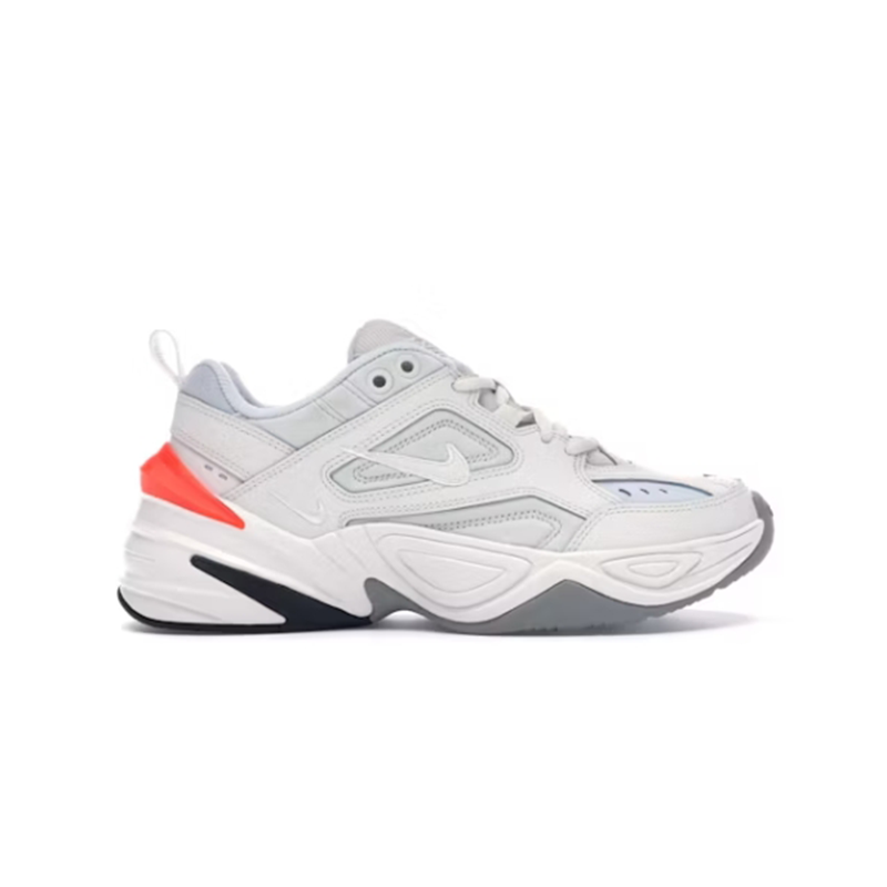 Nike M2K Tekno White/Orange Chunky Sneakers - 2