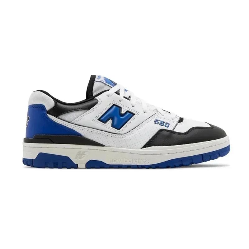 New Balance 550 White Blue Black Sneakers - 1