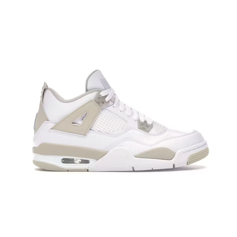 Air Jordan 4 White Cement Grey Sneakers - 2