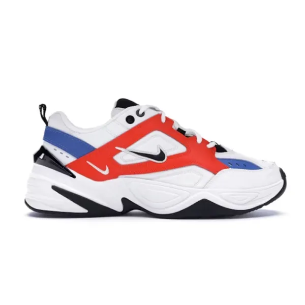 Nike M2K Tekno Red White Blue Chunky Sneakers - 1