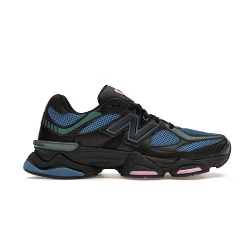 New Balance 9060 Black Blue Pink Chunky Sneakers - 1