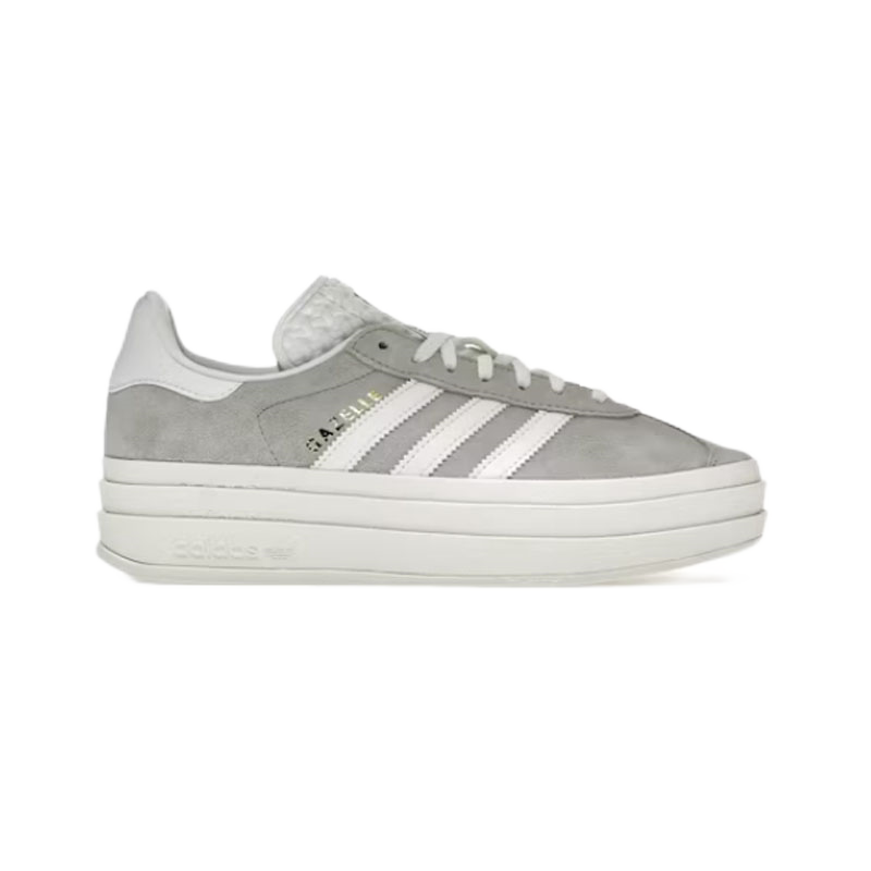 Adidas Originals Gazelle Platform Beige Green Sneakers - 7