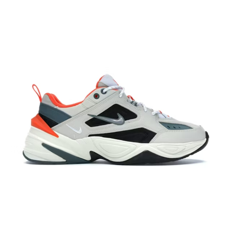 Nike M2K Tekno Light Bone Orange Black Sneakers - 2