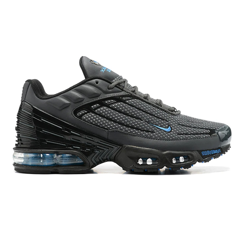 Nike Air Max Plus Black/Blue Running Shoes - 2