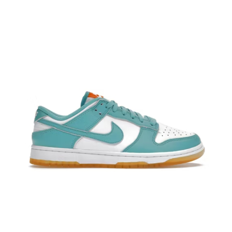 Nike Dunk Low Turquoise White Gum Sneakers - 2