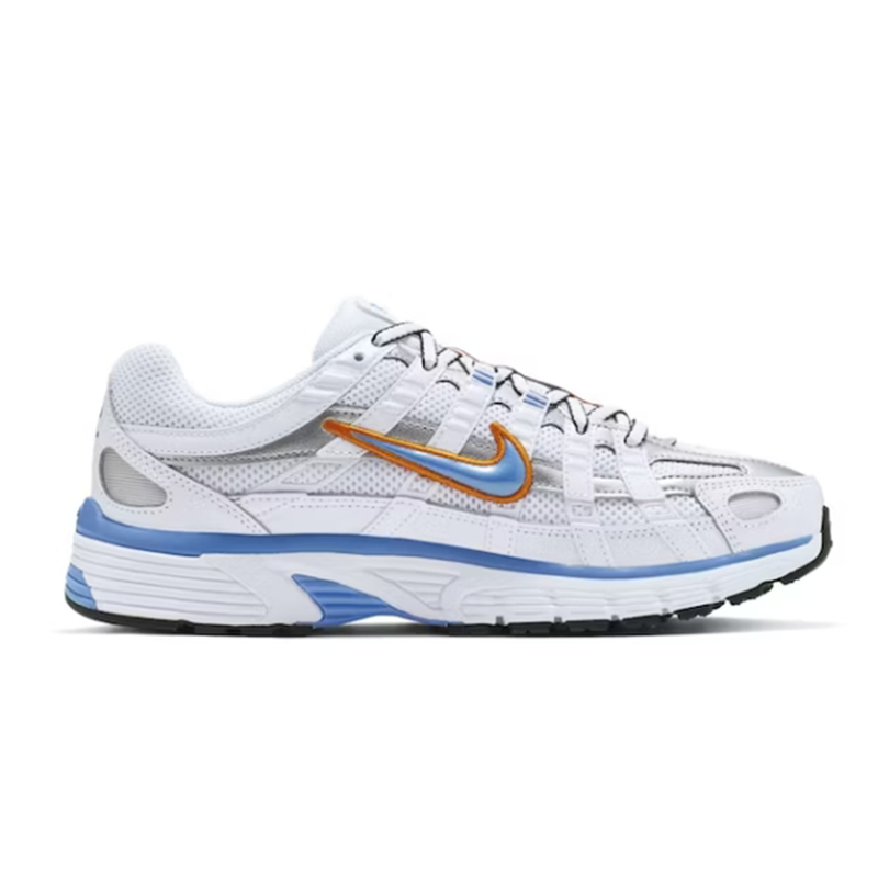 Nike P-6000 White/Blue/Orange Running Shoes - 2