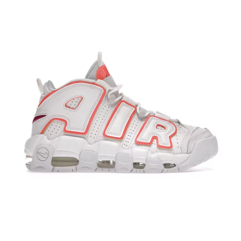 Nike Air More Uptempo White/Hot Punch Sneakers - 2