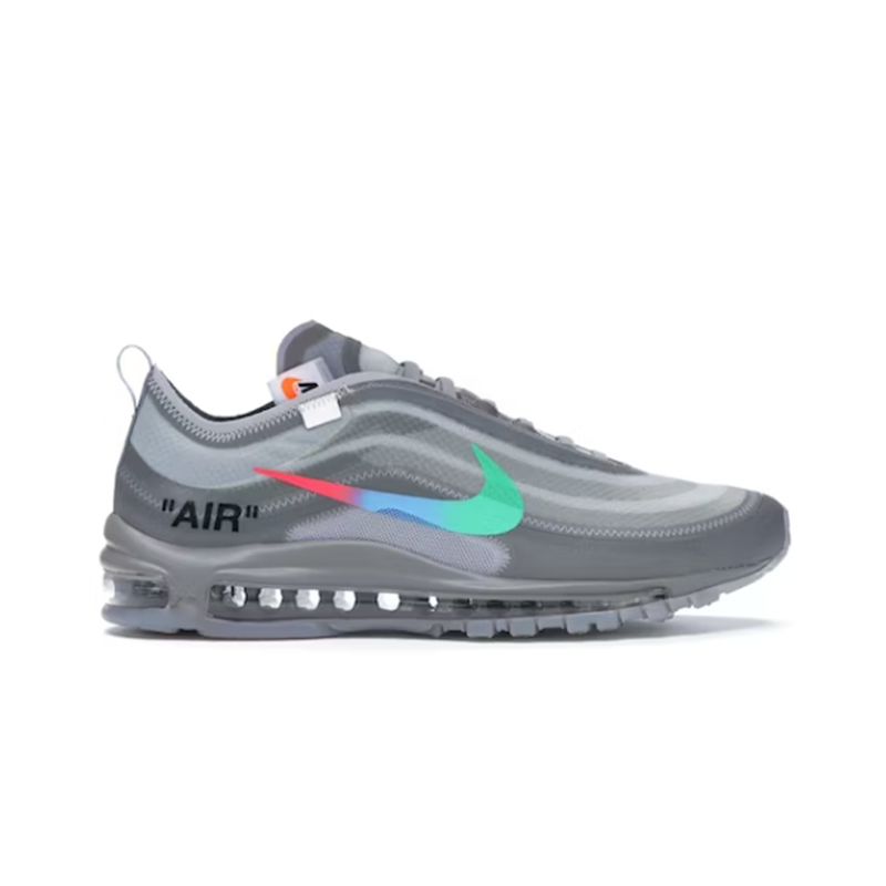 Nike x Off-White Air Max 97 Gray Multicolor Sneakers - 2