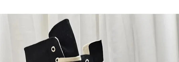 Rick Owens DRKSHDW Canvas High-Top Beige Boots - 3