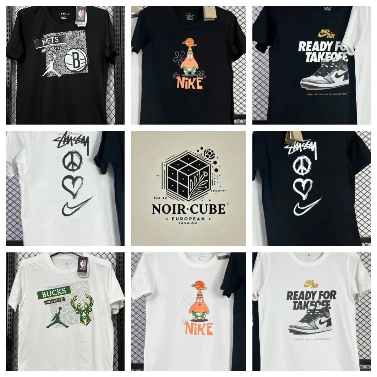 Jordan Nike × Stussy T-Shirt（40 STYLE TOP）