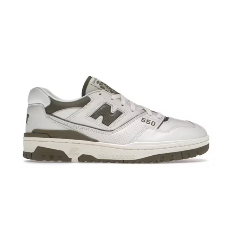 New Balance 550 White Olive Sneakers - 2