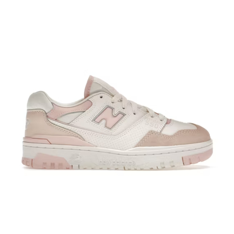 New Balance 550 Low Pink Cream Sneakers - 2