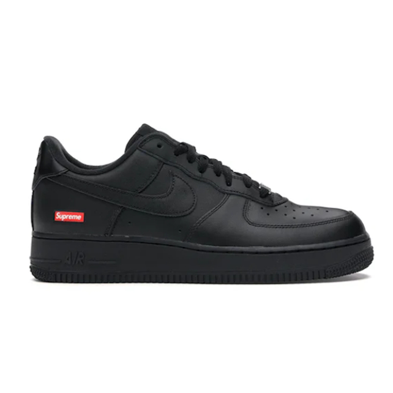 Supreme x Nike Air Force 1 Low Black Sneakers - 2