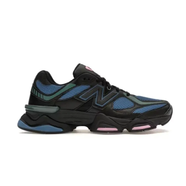 New Balance 9060 Black Blue Pink Chunky Sneakers - 2