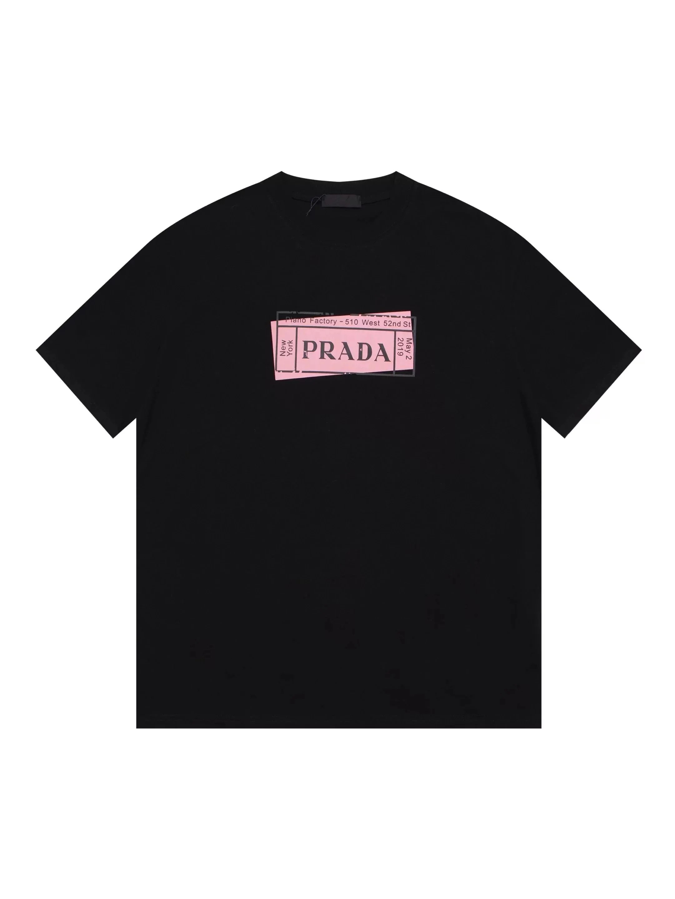 Prada T-Shirts Logo Print — 17 Black