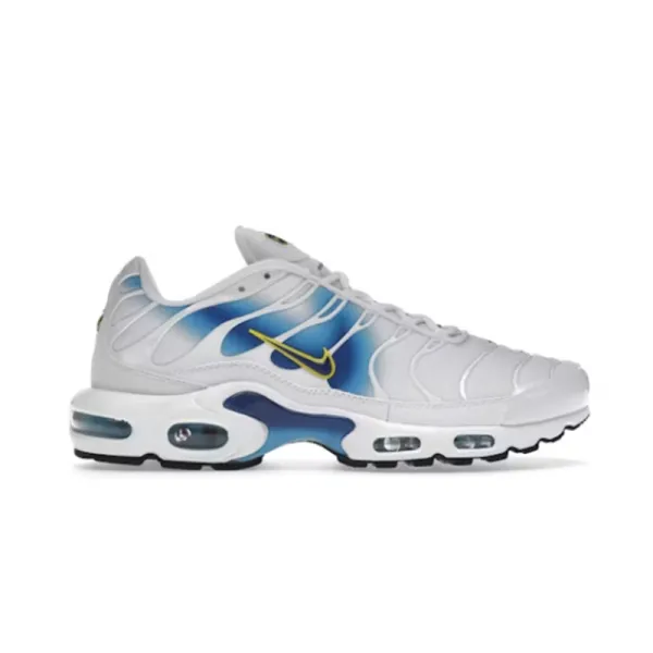 Nike Air Max Plus White Blue Gradient Sneakers - 1