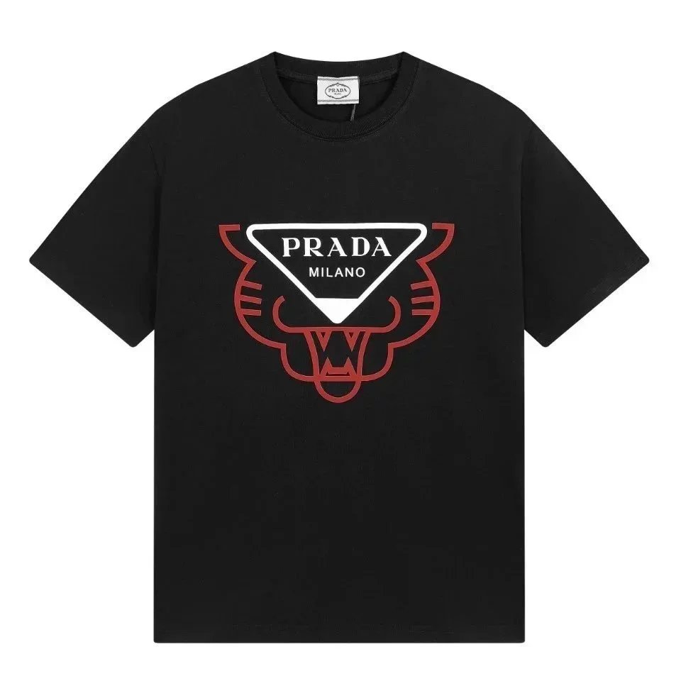 Prada T-Shirts Logo Print image 5