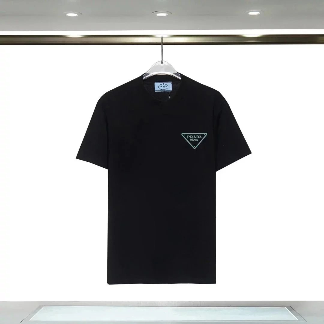 Prada T-Shirts Logo Print — 18 Black