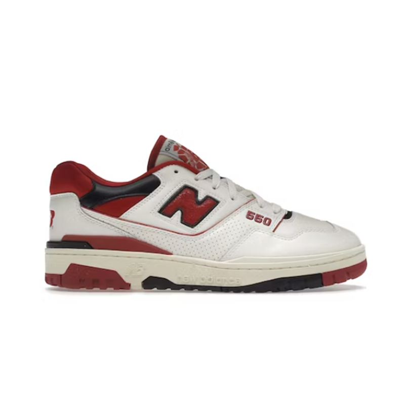 New Balance 550 White Red Black Sneakers - 2