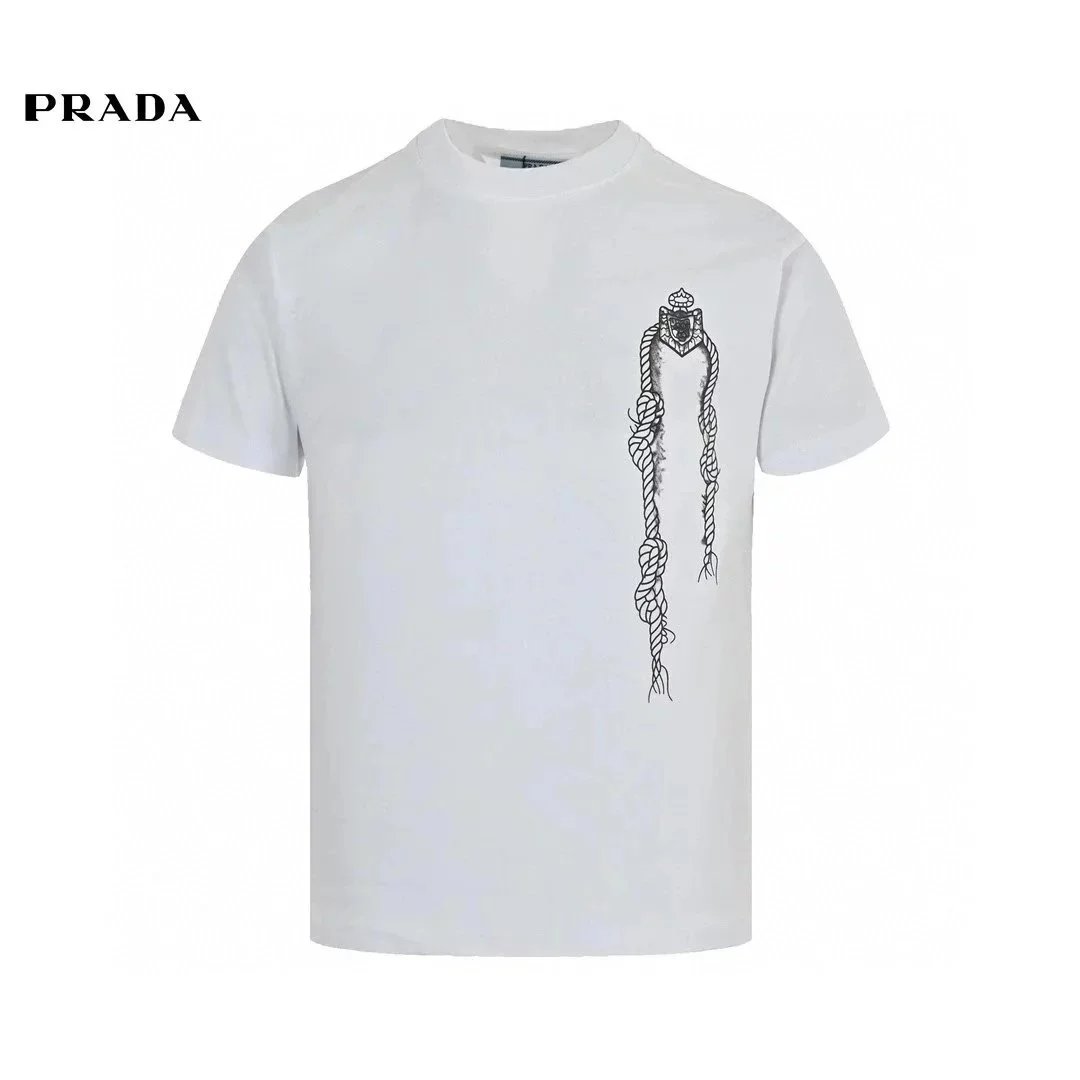 Prada T-Shirts Logo Print image 13