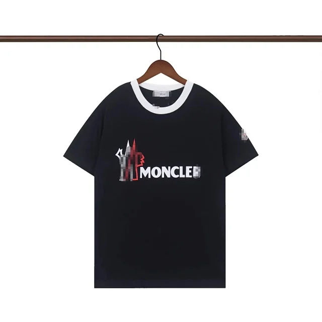 Moncler T-Shirts Short-Sleeve Logo-Print product detail image 9
