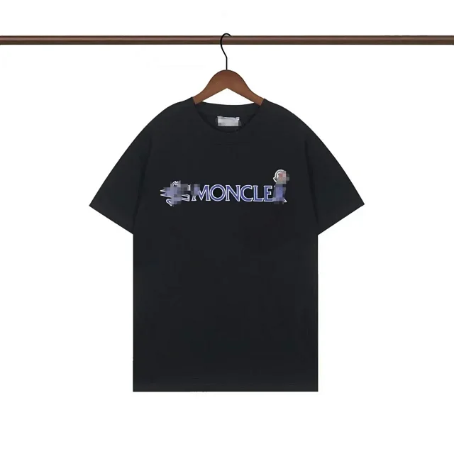Moncler T-Shirts Short-Sleeve Logo-Print product detail image 2