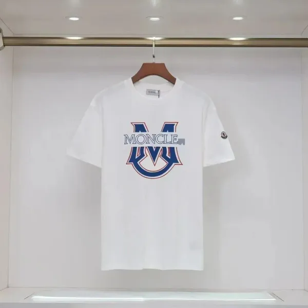 Moncler Logo Print Green T-Shirt - 3