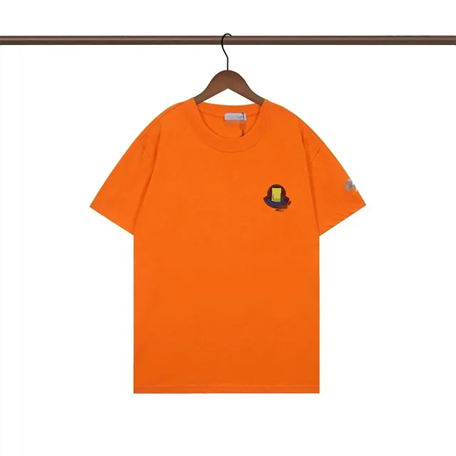 Moncler T-Shirts Short-Sleeve Logo-Print product detail image 6
