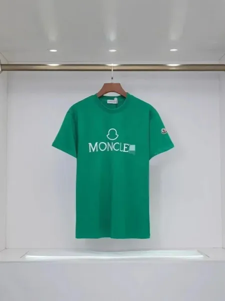 Moncler Logo Print Green T-Shirt - 6