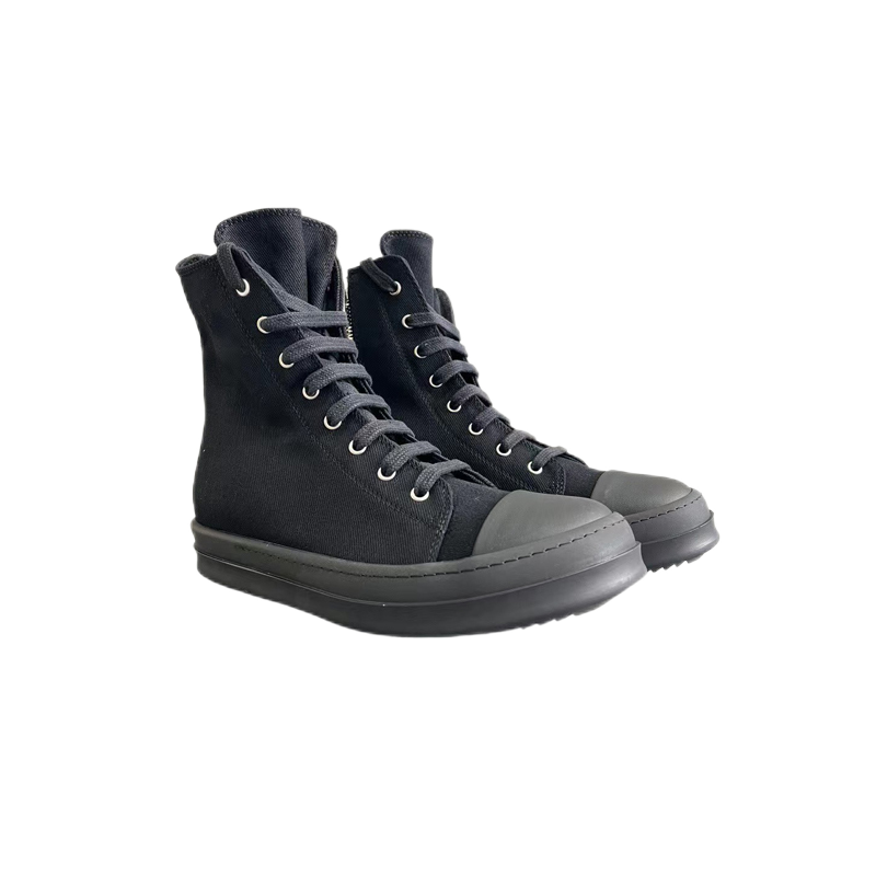Rick Owens Rick Owens Drkshdw Black High-Top Sneakers Black