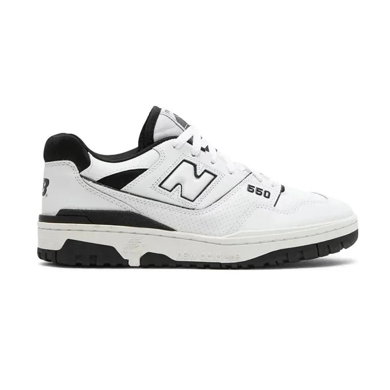 New Balance 550 White Black Sneakers - 1
