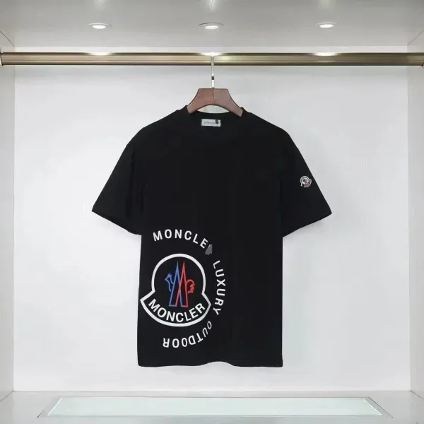 Moncler Logo Print Green T-Shirt - 7