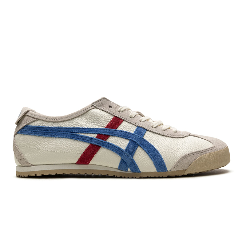 Asics Onitsuka Tiger Mexico 66 Beige Blue Red Sneakers - 2