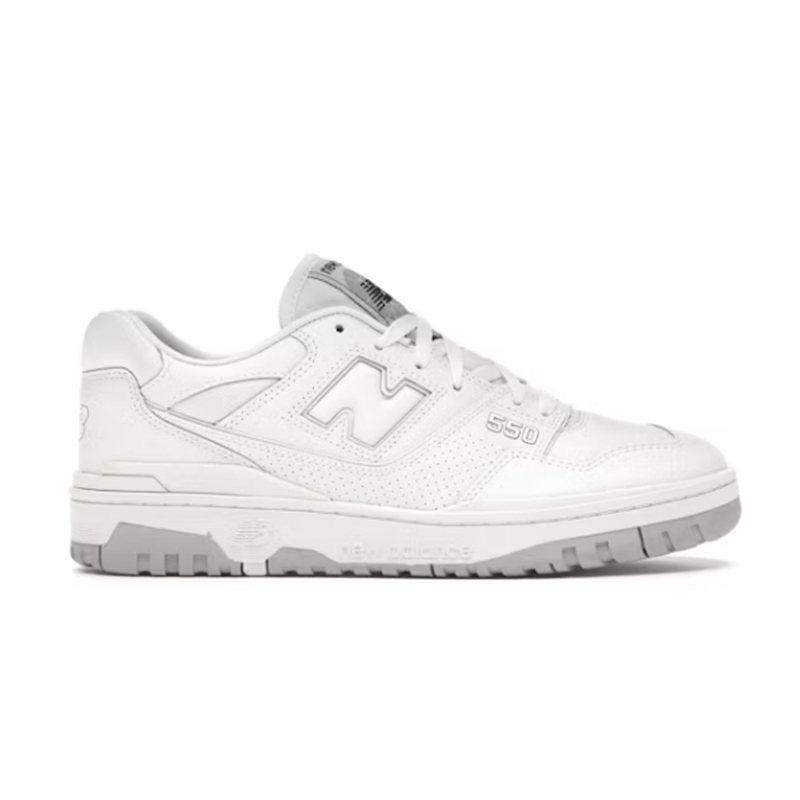 New Balance 550 White Gray Sneakers - 2